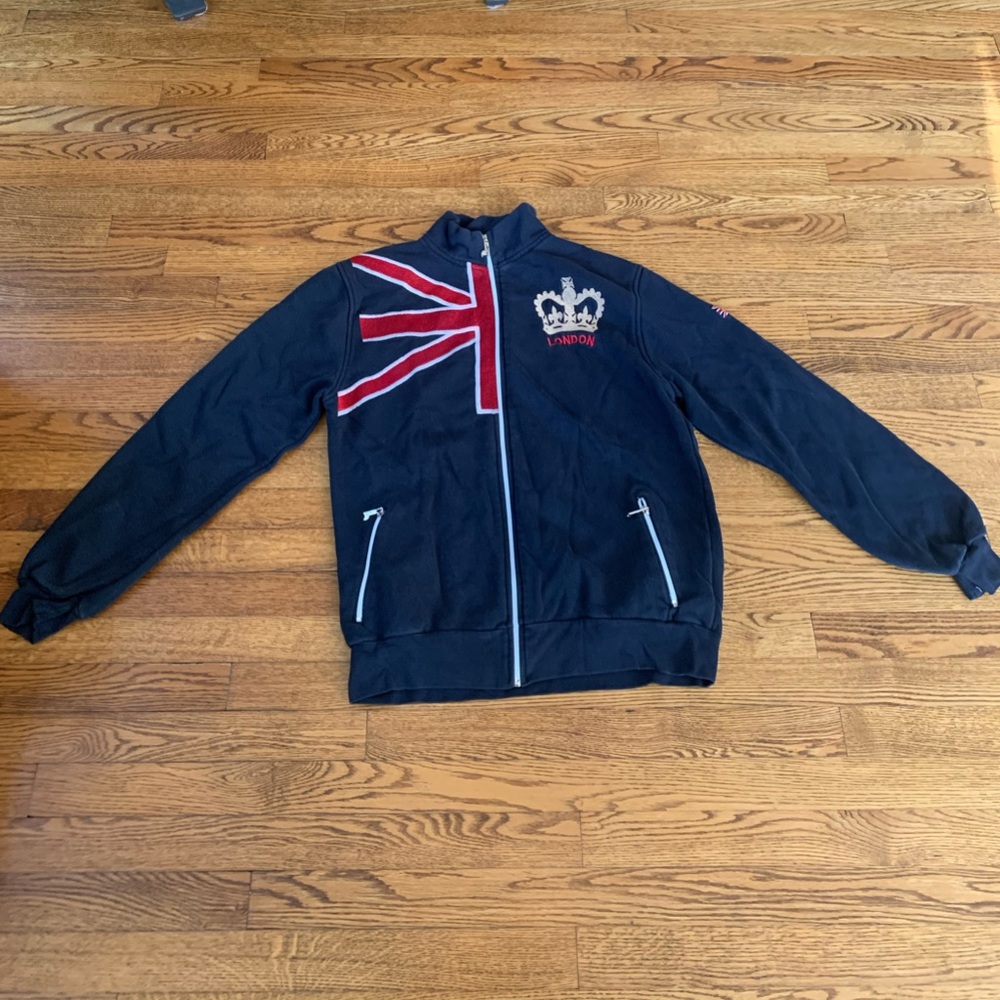 London Union Jack 🇬🇧 zip up sweater